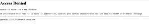 خطا در ورود به phpmyadmin