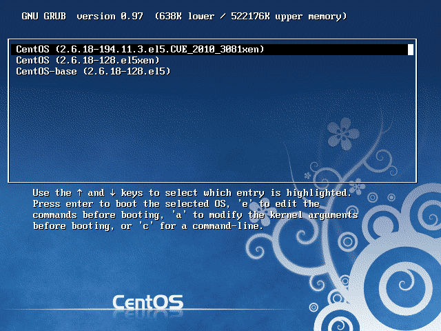 List of kernels available