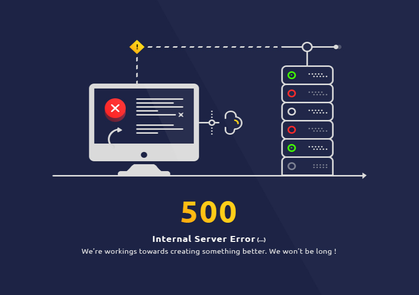 انواع خطای 500 Internal Server Error