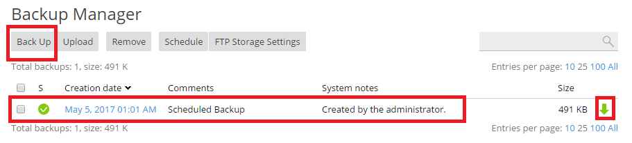آموزش Backup انواع کنترل پنل ها