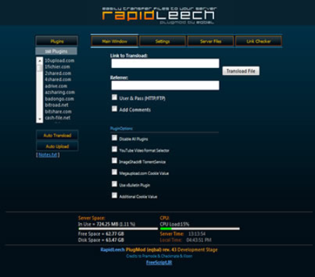 آموزش نصب Rapidleech